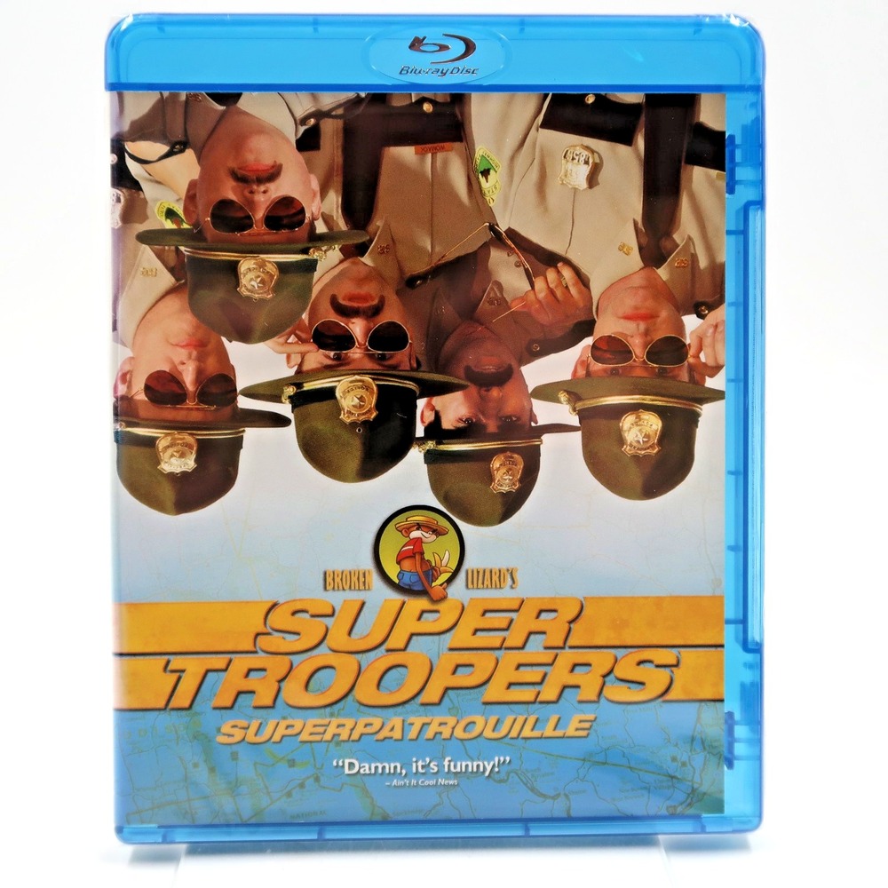 Super Troopers (Blu-ray Disc, 2001) Sealed